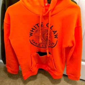Brand new without tags white claws hoodie
